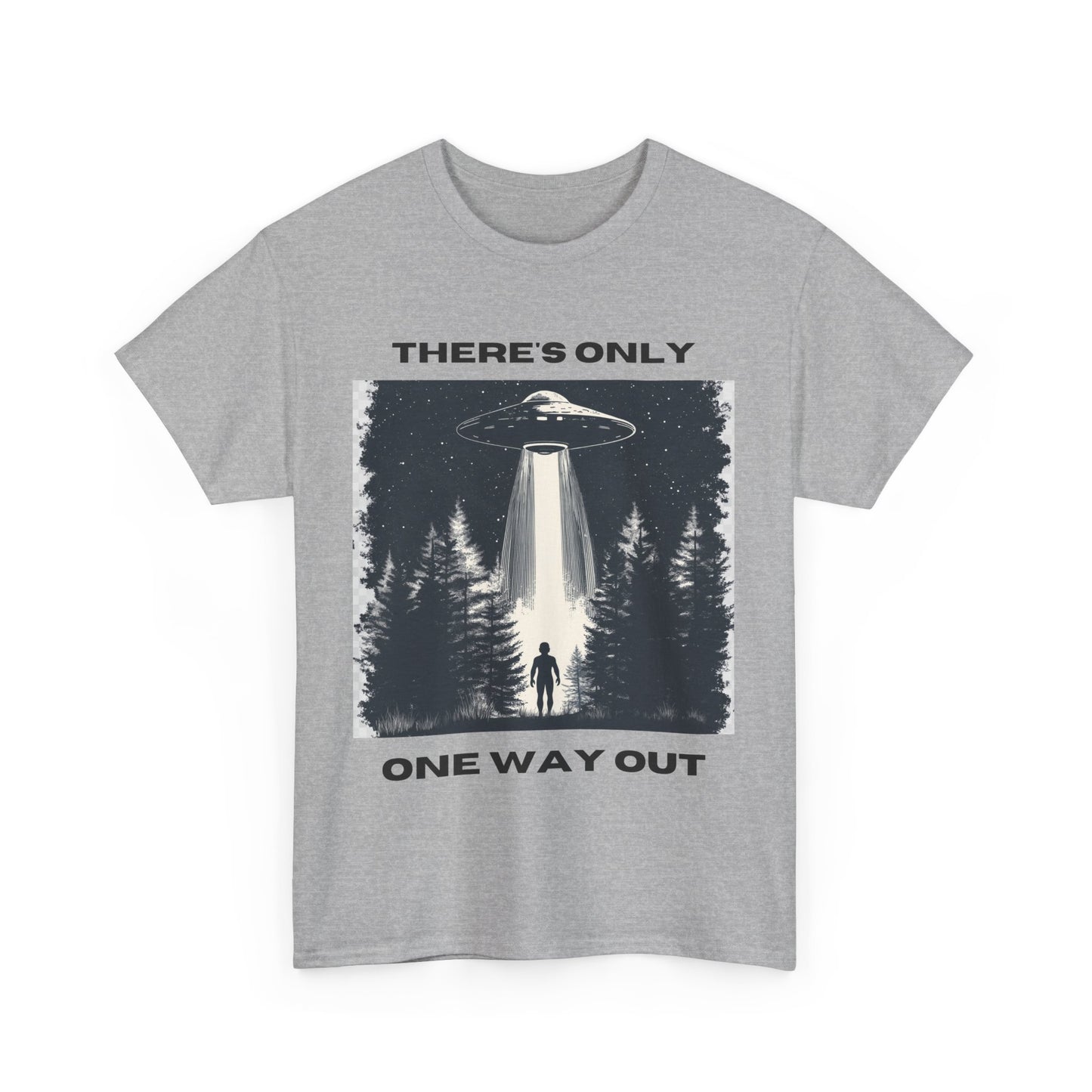 UFO Abduction Unisex T-Shirt, Funny Humor Novelty Tee, Alien Space Lovers Gift, Extraterrestrial Sci-Fi Shirt, Area 51 Conspiracy Top