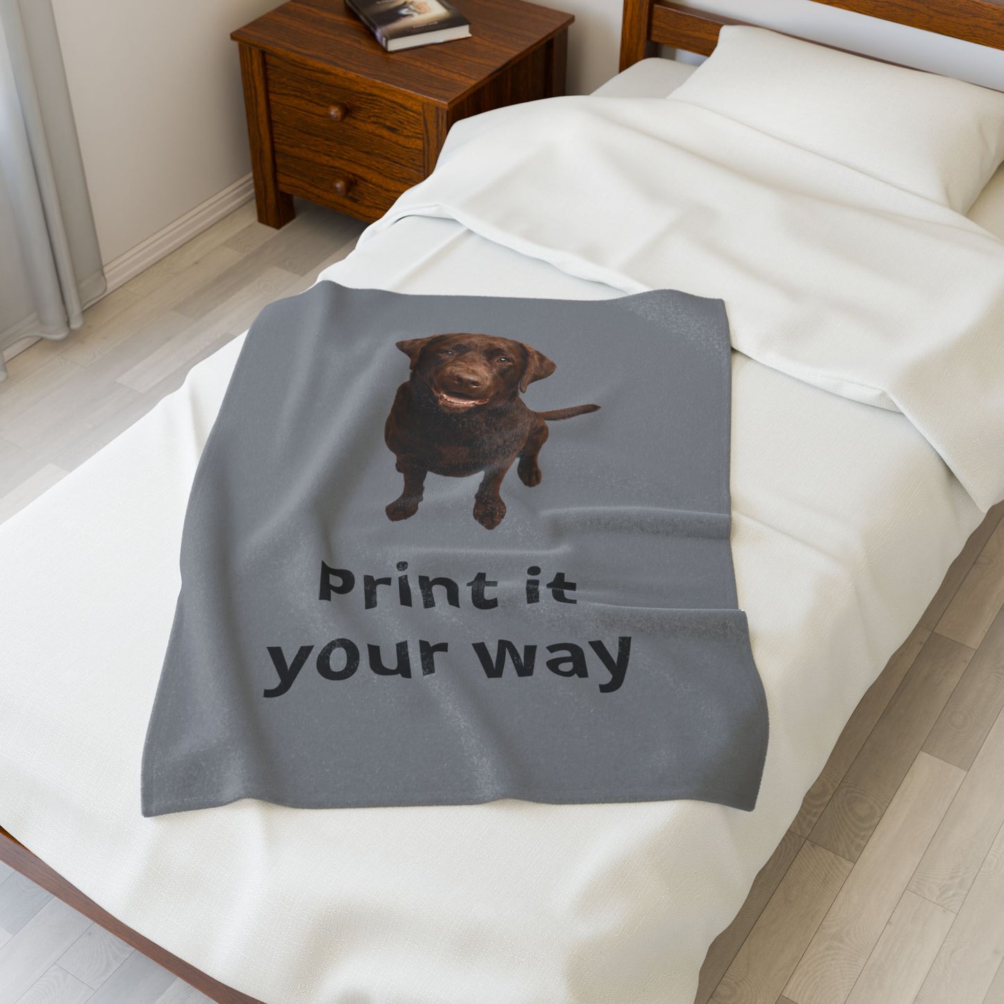 Custom Pet Photo Blanket | Personalized Dog Cat Blanket | Memorial Gift | Velveteen Plush Throw | Pet Lover Gift