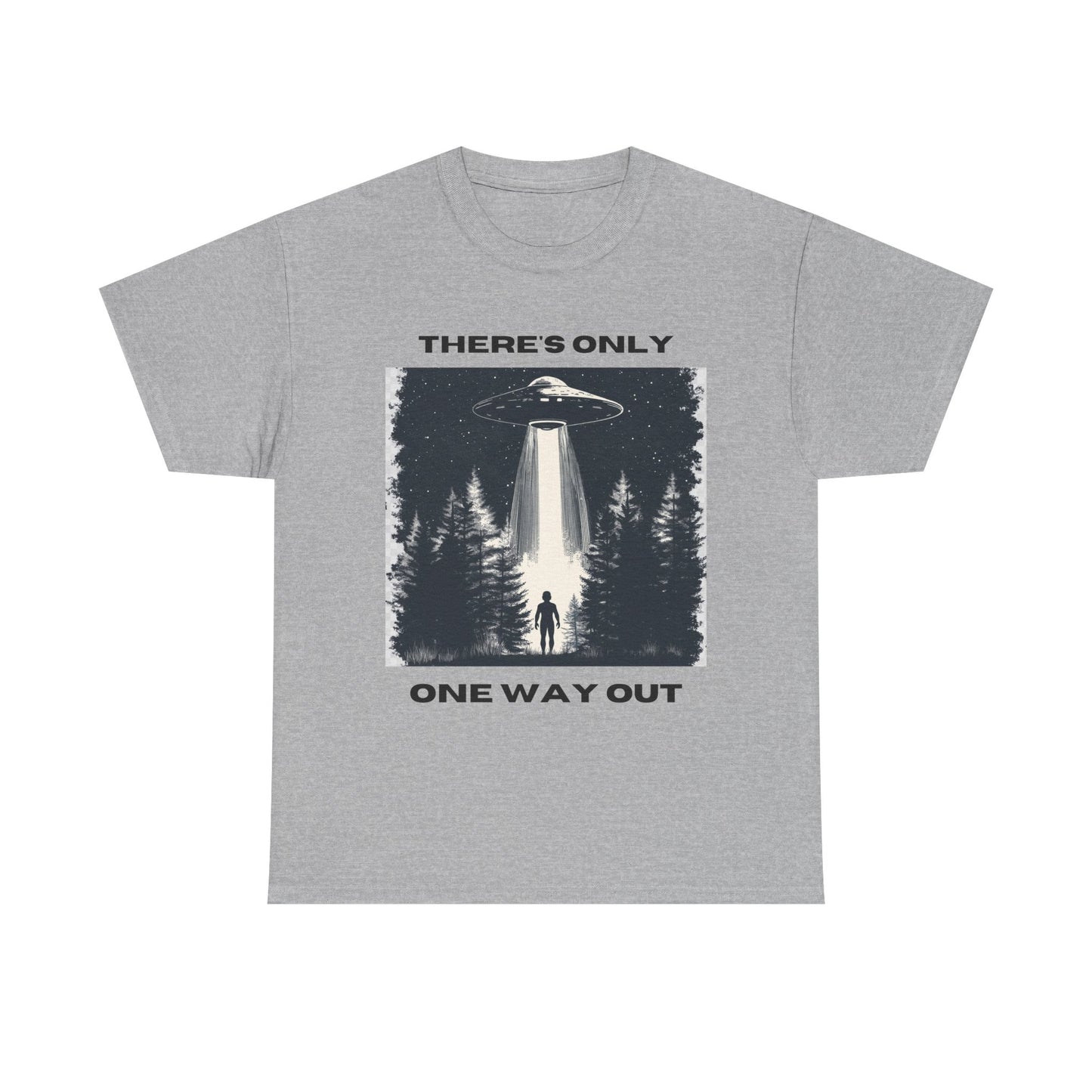 UFO Abduction Unisex T-Shirt, Funny Humor Novelty Tee, Alien Space Lovers Gift, Extraterrestrial Sci-Fi Shirt, Area 51 Conspiracy Top