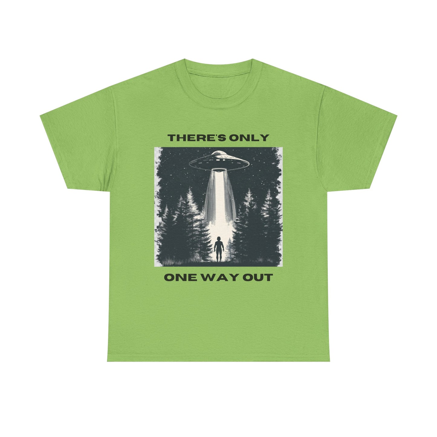 UFO Abduction Unisex T-Shirt, Funny Humor Novelty Tee, Alien Space Lovers Gift, Extraterrestrial Sci-Fi Shirt, Area 51 Conspiracy Top