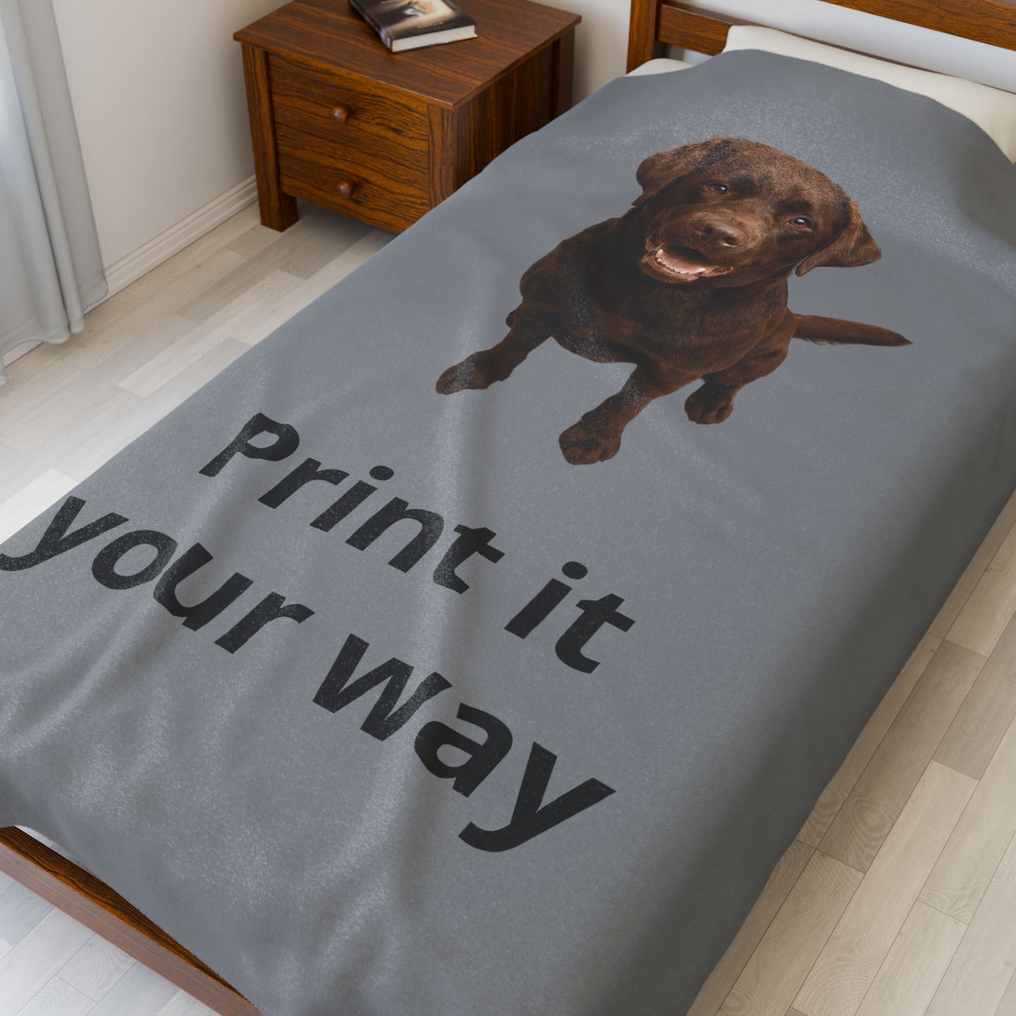 Custom Pet Photo Blanket | Personalized Dog Cat Blanket | Memorial Gift | Velveteen Plush Throw | Pet Lover Gift