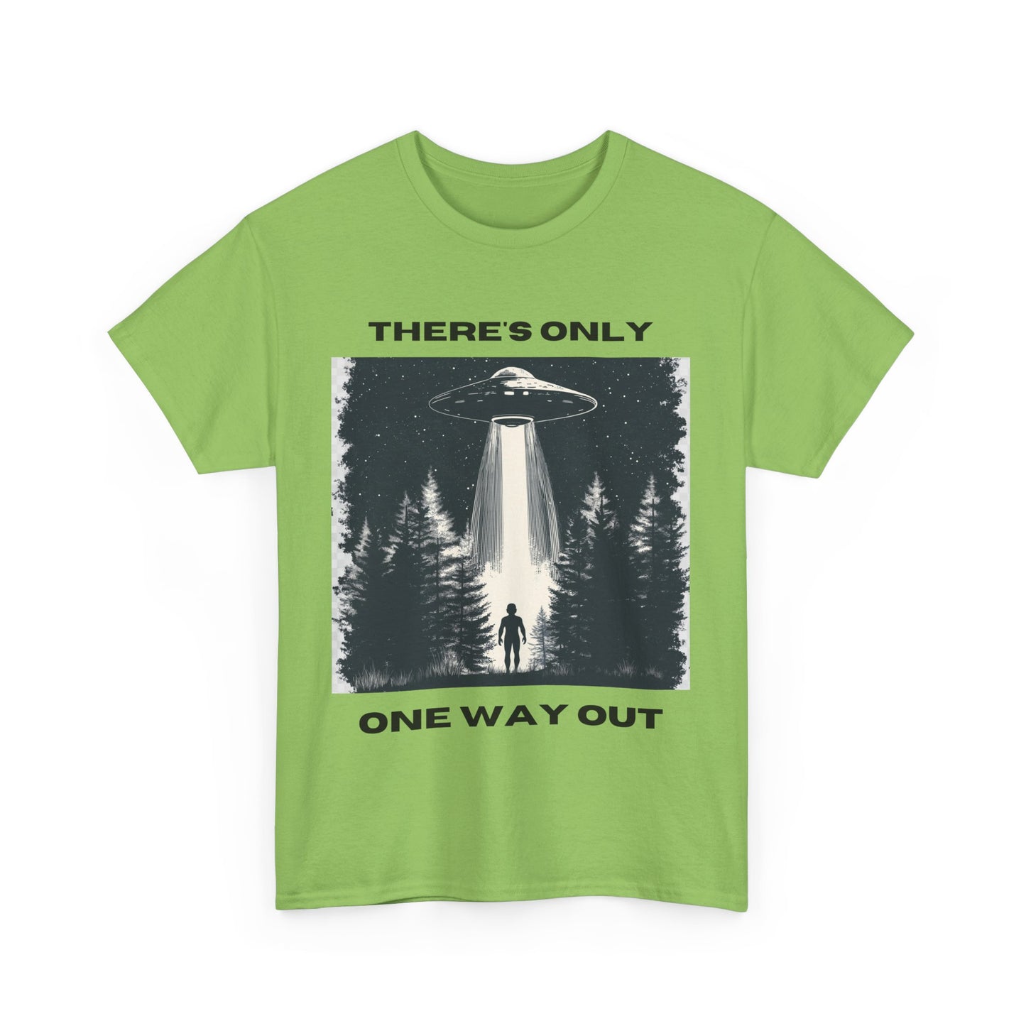 UFO Abduction Unisex T-Shirt, Funny Humor Novelty Tee, Alien Space Lovers Gift, Extraterrestrial Sci-Fi Shirt, Area 51 Conspiracy Top